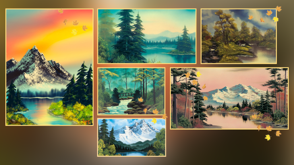 Bob Ross moodboard